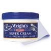 Wright's Silver Cleaner and Polish Cream - 237ml with Polishing