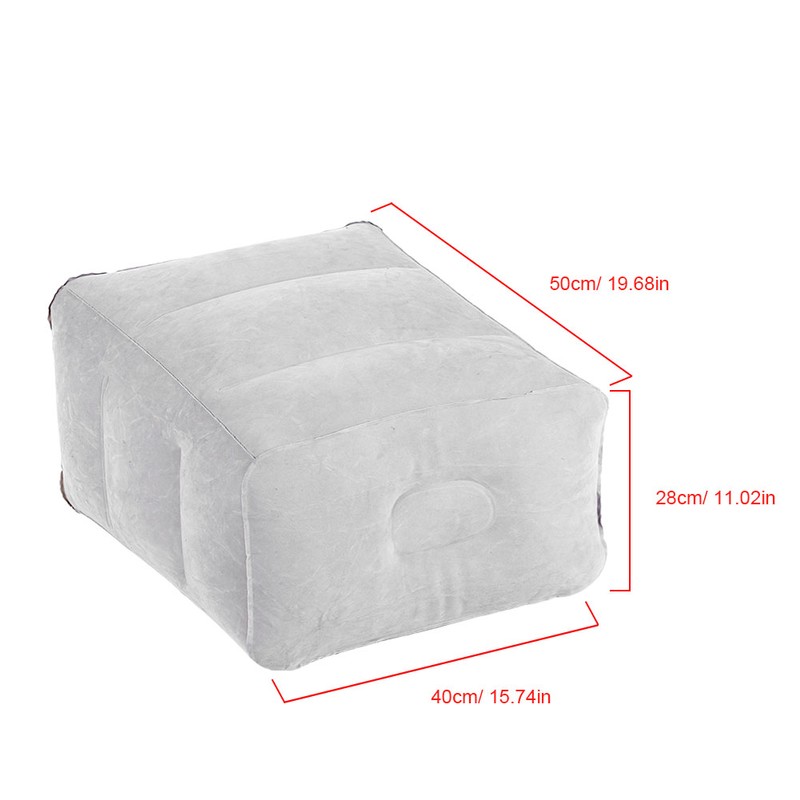 Travel Air Inflatable Footrest Travel Air Inflation Pillow Relax Footstool
