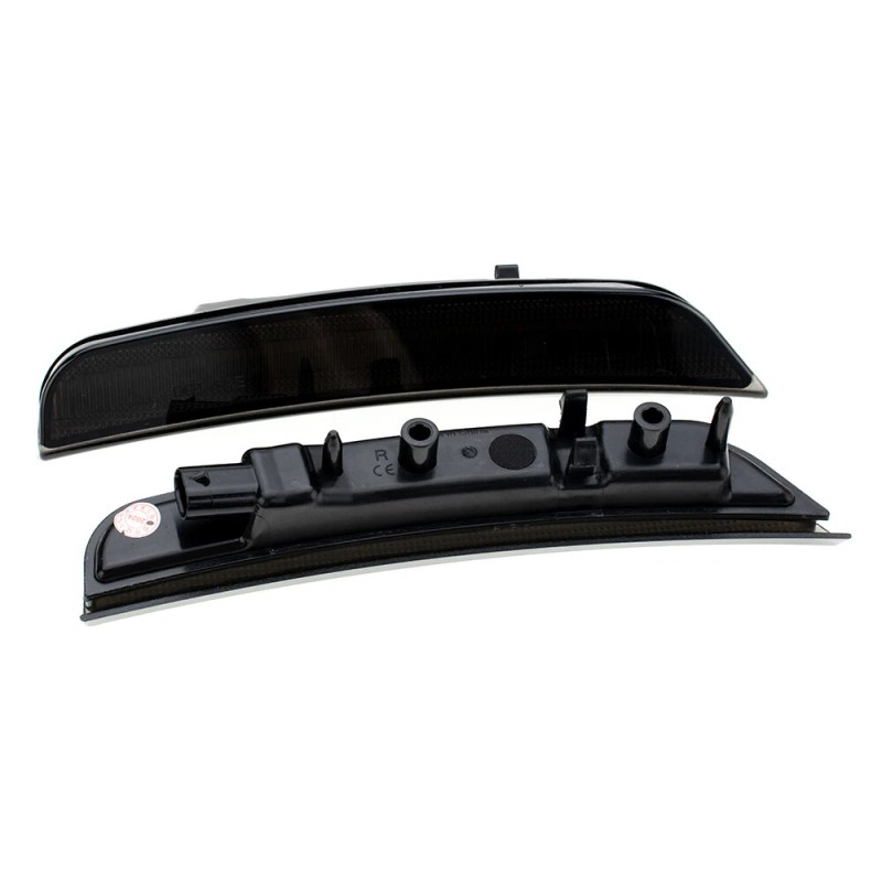 SP Smoked Lens White LED Front Bumper Side Marker Light