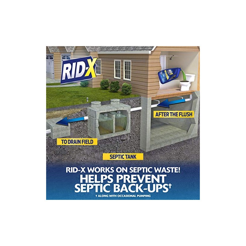 Rid-X Tratamiento séptico profesional, (1 botella) 15 onzas líquidas
