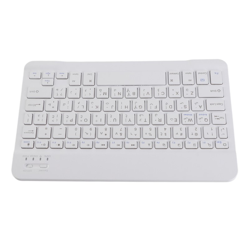 Keyboard 10 Inch UltraThin Wireless for Bluetooth Intelligent Computer Supplies(Arabic