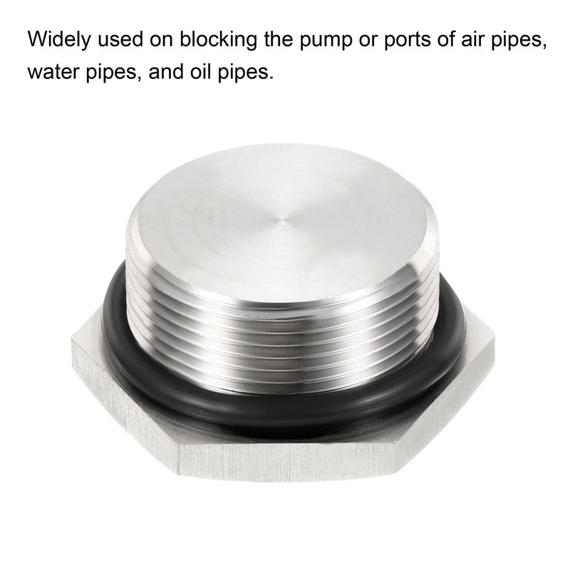 PATIKIL M32x1.5 Male Plug, 1 Pack Waterproof Dustproof 304 Stainless