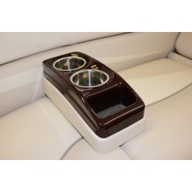 BUYCUPHOLDERS&gt;COM Portable Cup Holder Royal Mahogany Sandstone Marine RV Pontoon BUYCUPHOLDERS.COM