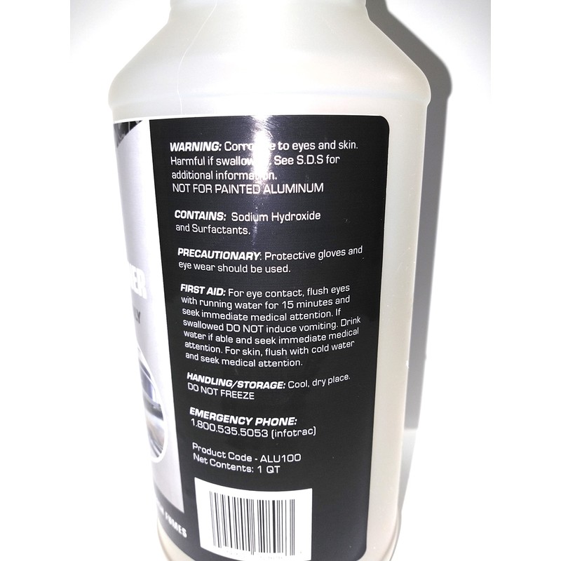 JJV's Best ALU100-Q Aluminum Cleaner - 32 oz.