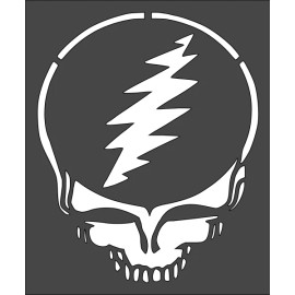 Unbranded 1- 4x4.5-inch Stencil (T-59) Grateful Dead (6mil)*****