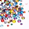 Anevous 1440 Pieces Crystal Flat Rhinestones, Glass Rhinestones, Round Diamond