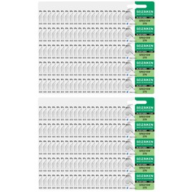 Seizaiken 379 SR521SW 1.55V 0% Hg Silver Oxide Watch Battery (200 Batteries) Made in Japan by Seiko