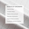 Grounding Sheets, 95% Organic Cotton+ 5% Pure Silver Fiber, Grounded