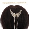 FOMIYES 3pcs Butterfly Wing Tassel Hair Clips for Women Non