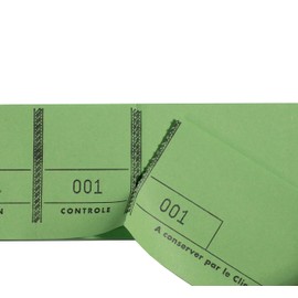 Blocs passe-partout 3 volets 4,8x15cm 100 feuillets