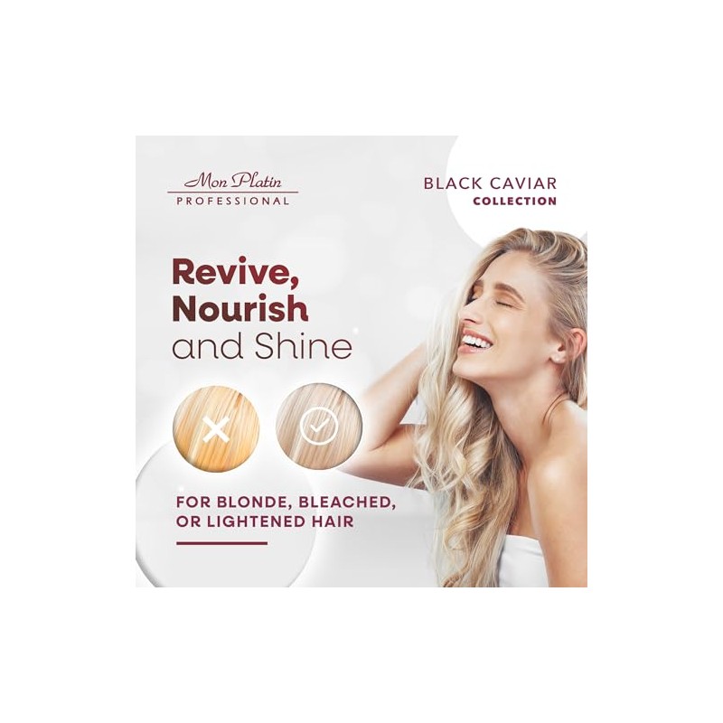 Mon Platin Natural Silk Therapy Total Blonde Shampoo for Blonde