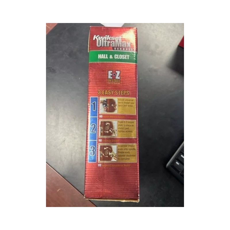 Kwikset Door knob Kwikset UltraMax Security Hall & Closet