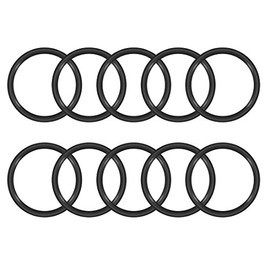 sourcingmap Nitrile Rubber O-Rings 39mm OD 31mm ID 4mm Width, Metric Sealing Gasket for Automotive Machine Plumbing, Pack of 10