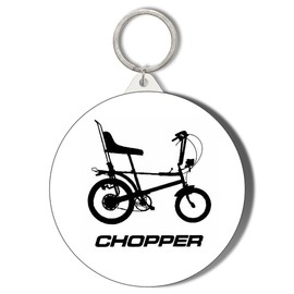 Gift Insanity CHOPPER BIKE BLACK SHORT CHAIN KEYRING BOTTLE OPENER