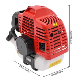 CRYBY 2-Stroke Gasoline Engine, 42.7CC 3HP Single-Cylinder Air-Cooled Gas Engine, Portable Petrol Engine for Residential Commercial Lawn and Garden Equipment, Agricultural Equipment, 8500-9200Rpm