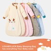 LOVABYLUCK Removable Sleeve Baby Winter Sleep Sack with 2-Way Zipper