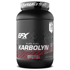 EFX Sports Karbolyn Fuel | Fast-Absorbing Carbohydrate Powder | Carb Load, Sustained Energy, Quick Recovery | Stimulant Free | 35 Servings (Rainbow Candy)