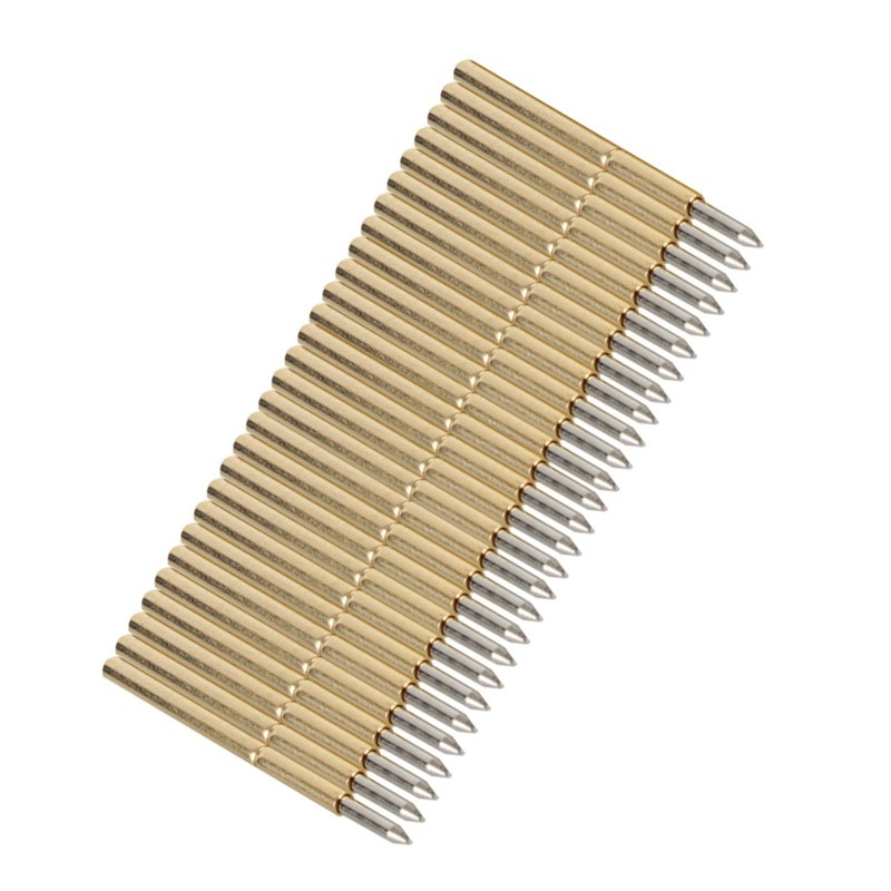 HilBeliFU 100Pcs Spring Test Probe Pin Set, P75-B1 Spring Probes,
