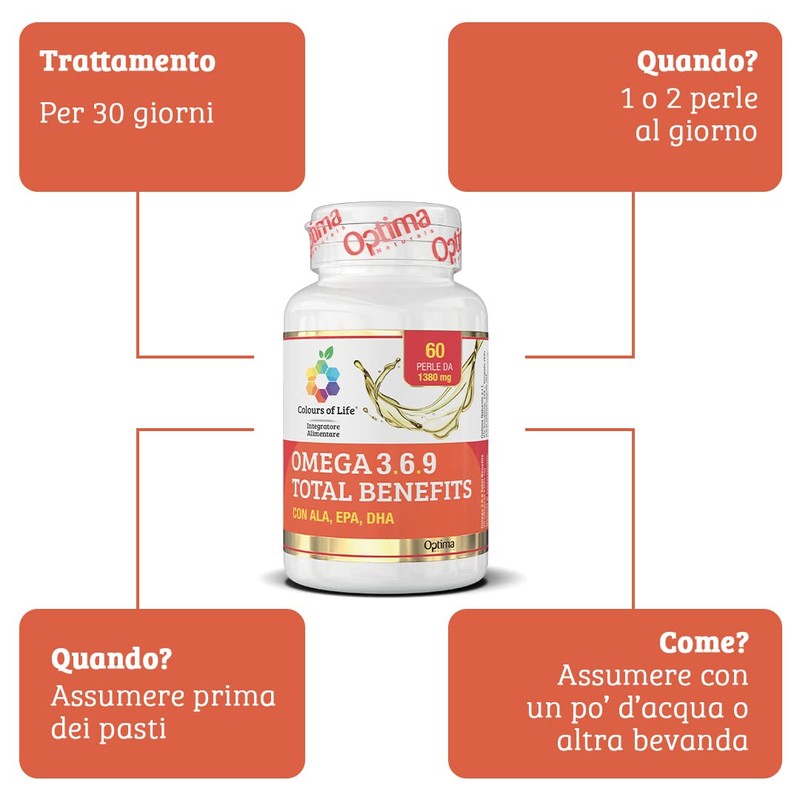 Colours of Life OMEGA 369 TOTAL BENEFITS, 60 capsule -