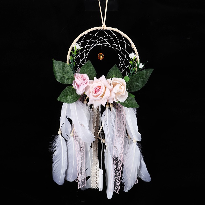 Home Garden Decoration Wall Hanging Feather Dreamcatcher Pendant Gift with
