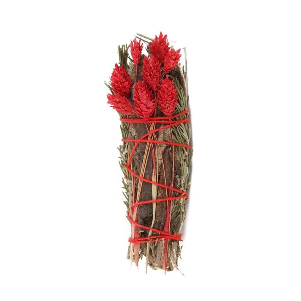 6in Ritual Wand Smudge Stick with Rosemary and Yerba Santa