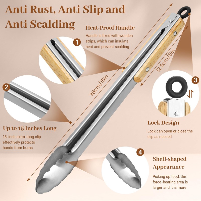 Eoufore Smash Hamburger Press Kit,Around Burger Press,Hamburger Spatula and Stainless