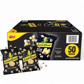 Moochi Assortment of White Cheddar Cheese Popcorn – A Flavorful Snack Everyone Loves! (50 Pack, 0.625 oz Each)