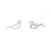 Boma Jewelry Sterling Silver Bird Stud Earrings