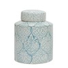 Blue & White Decorative Ceramic Ginger Jar with Lid