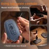 for GMC Leather Key Fob Cover with Keychain,Premium Leather Key