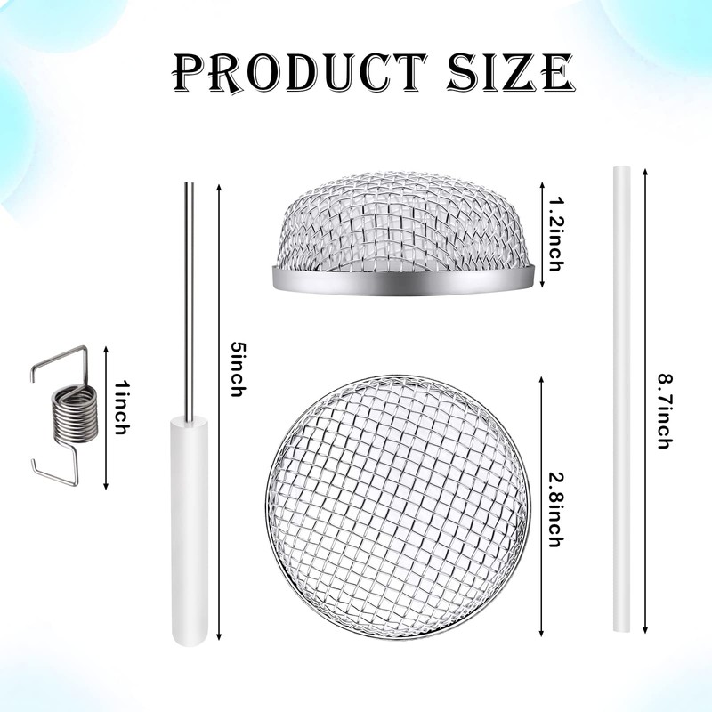 RV Flying Insect Screen, 2 Pack Furnace Vent Cover,Heater Vent