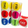 Labels and More 2" Round Blue Day of the Week