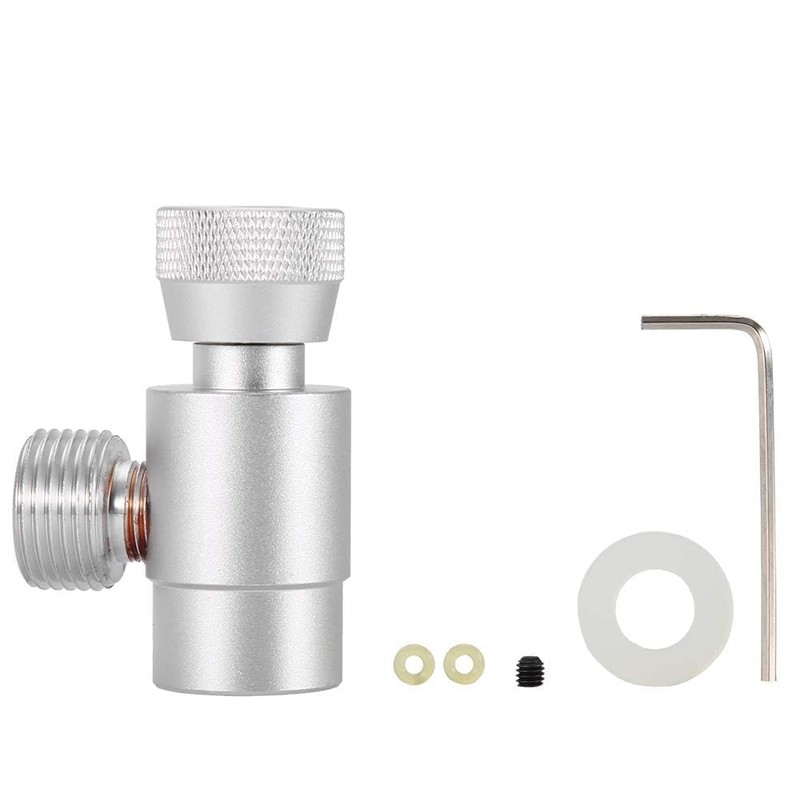 CO2 Refill Adapter, CO2 Filling Tank Cylinder Refill Metal Adapter