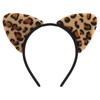 Paxrmuky Leopard Ears, Headband Leopard Dress Costume Accessory, Fancy Dress,