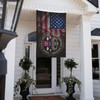 82nd Airborne Division - Parachutist Wings Circle Double Sided Banner