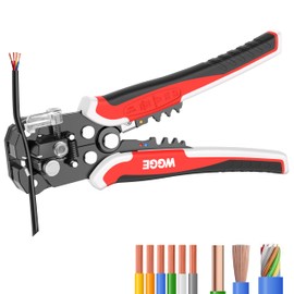 WGGE WG-014 Pelacables de aislamiento autoajustable Para pelar cables de AWG 10-24, herramienta automática de pelar cables 3 en 1/herramienta de alica