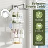 APLOP Shower Caddy Hanging 3-Tier,No Drill Rustproof Stainless Steel,Shower Storage