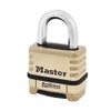 Master Lock - Combination Padlock, Bottom, Black/Silver