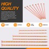 Rustark 40Pcs Artificial Turf Stakes Galvanized Metal Spiral Landscape Spikes
