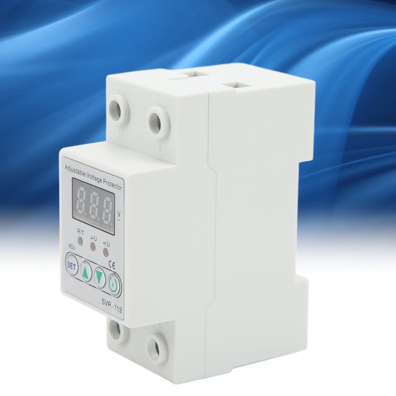 Over Under Voltage Protector Volt Protective Device Adjustable Auto Delay