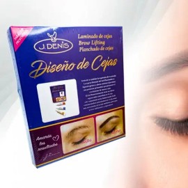 Kit Gel Diseño Cejas Planchado Profesional J Denis Azul 3x45mL