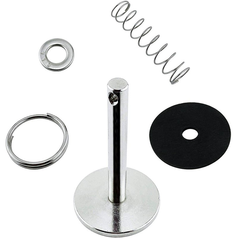 Marine Hatch Cover Pull Handle with Spring Hidden Pin Button