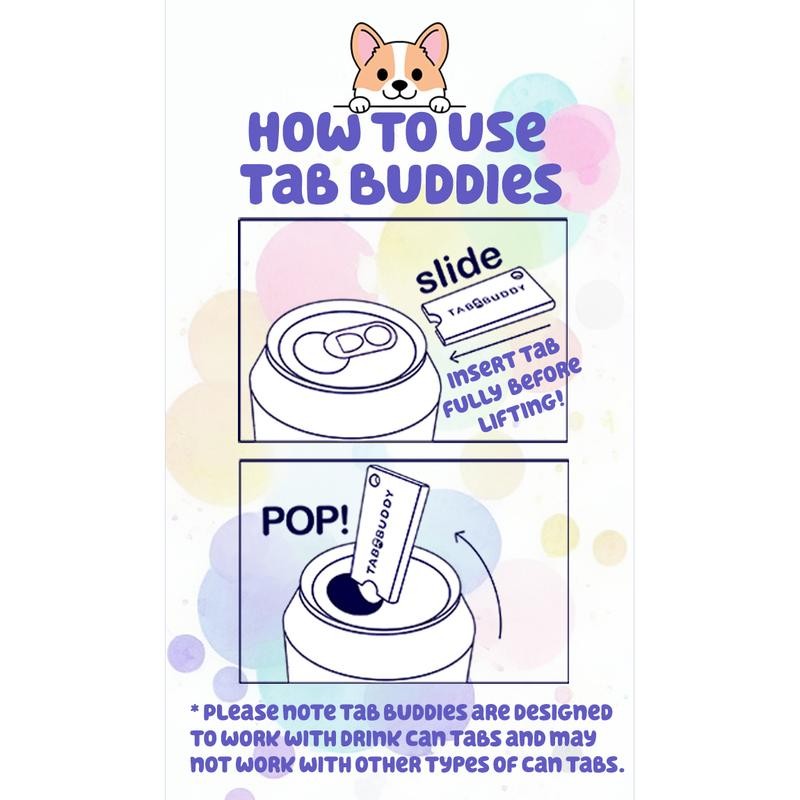 TAB Soda Can Tab Opener with Keychain strap - Unique