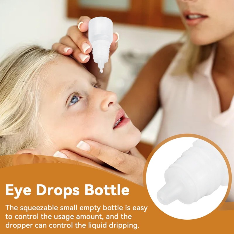 HERCHR 2ml Eye Dropper Bottles,100Pcs Squeezable Dropper Bottles,Dropper Potion Bottles