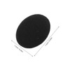 SHINEOFI 20pcs Black Sewing Buttons - Metal Shank Fabric Covered