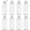8 Pack 3.4oz Empty Plastic Travel Bottles, Clear Travel Bottles