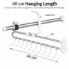 Pull-Out Trouser Rack for Closet Storage – Telescopic Stainless Steel