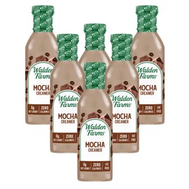 Walden Farms Calorie-Free Mocha Coffee Creamer, 12 Ounce (Pack of 6)