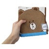 Marushin 5585000000 Carry Towel, Hand Towel, Line Friends, Happy Line