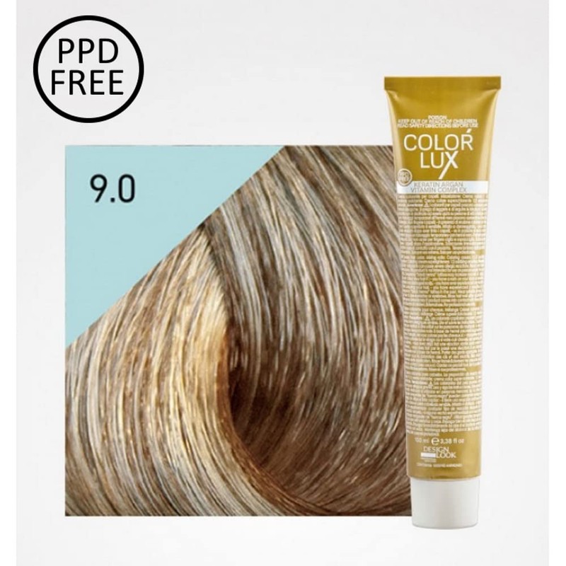 DESIGN LOOK Dye Lux 9.0 Light Blonde 100ml Standard